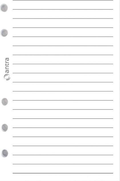 Antra Wkład do organizera K/linia biała ANTRA