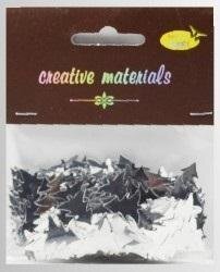 Party Deco Elementy z folii srebrne choinki 15g