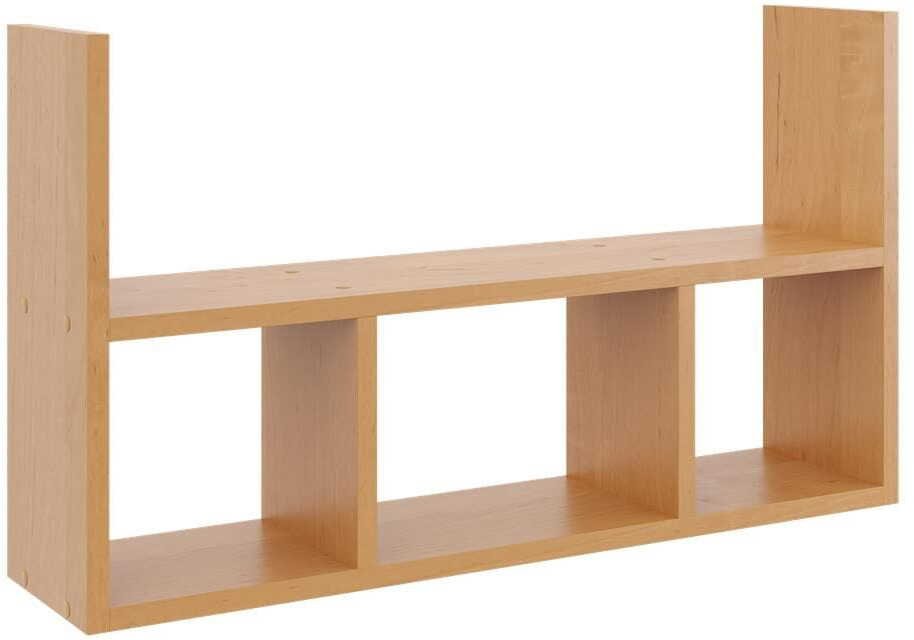 Półka ścienna, regał wiszący, 79x18x45 cm, olcha, mat
