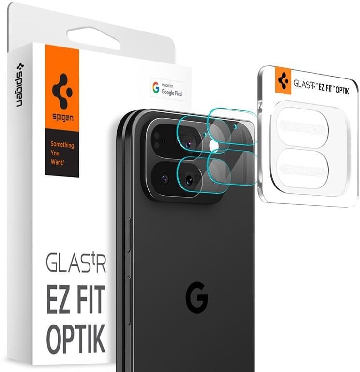 Spigen Glass tR EZ Fit Optik 2 Pack, crystal clear - Google Pixel 10 Pro Fold