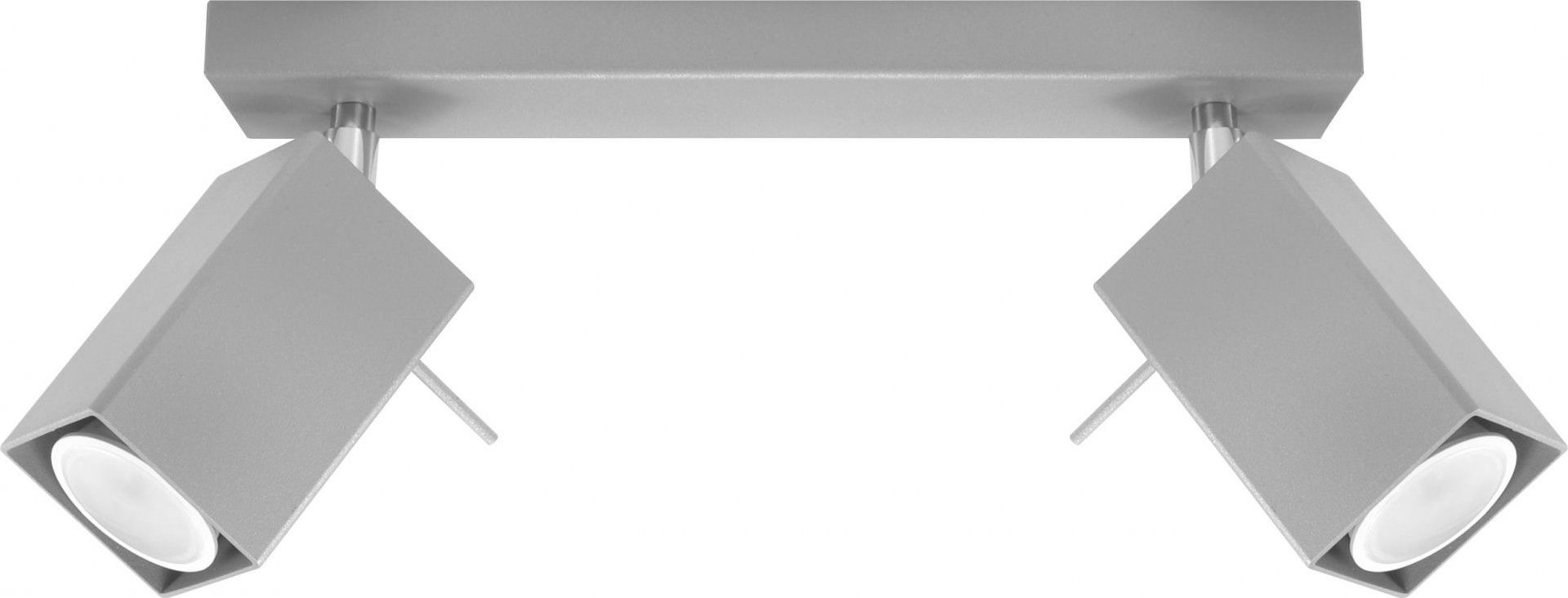 Lampa sufitowa Lumes Loftowy plafon LED E787-Merids - szary