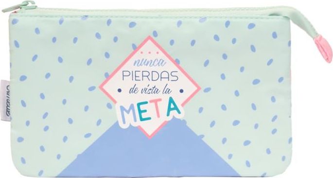 Piórnik Amelie Amelie - Piórnik / kosmetyczka z kolekcji Pastel, 3 komory