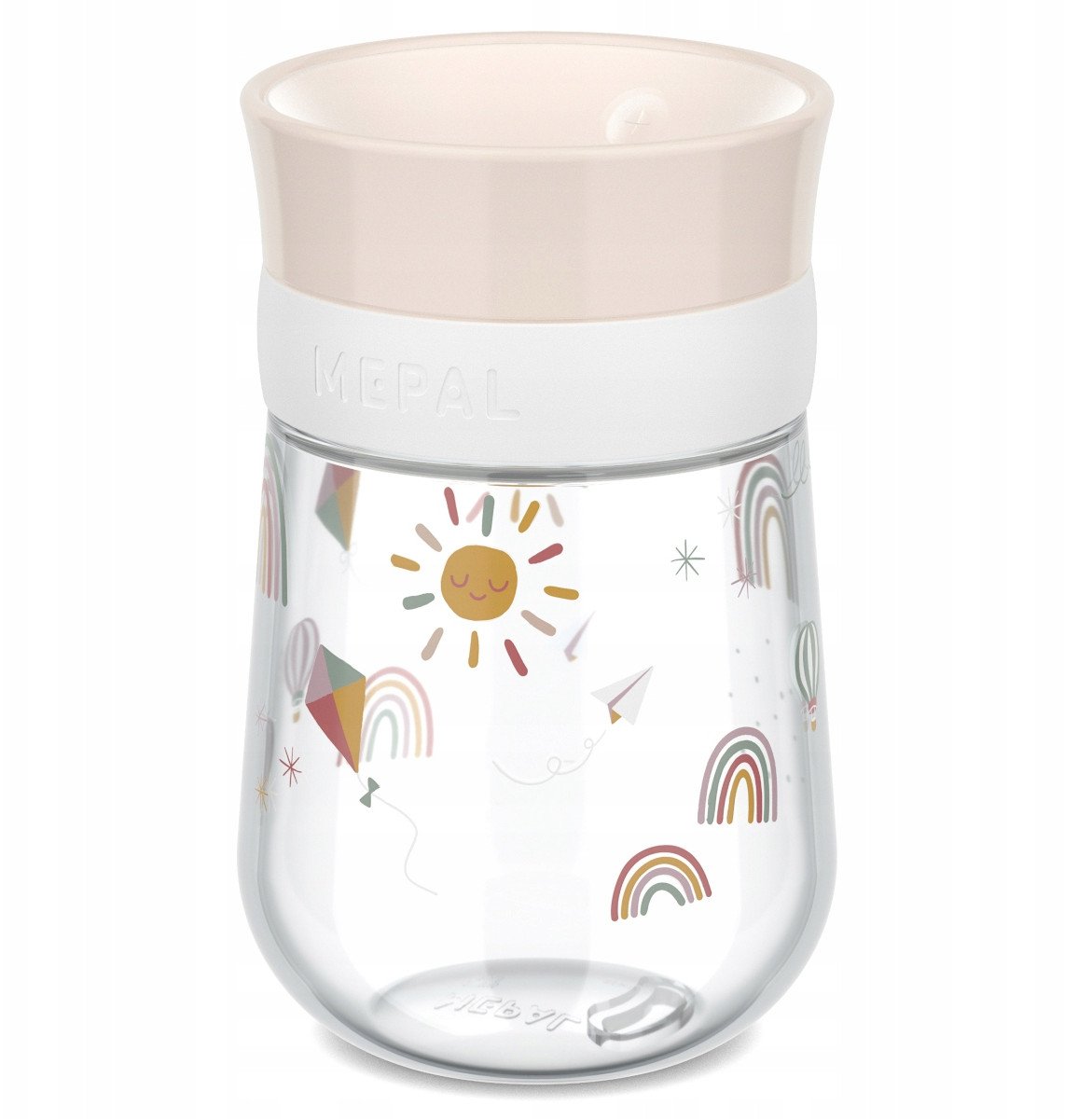 KUBEK DZIECIĘCY TRENINGOWY DO NAUKI PICIA MIO 300 ML SUNSHINE & RAINBOW