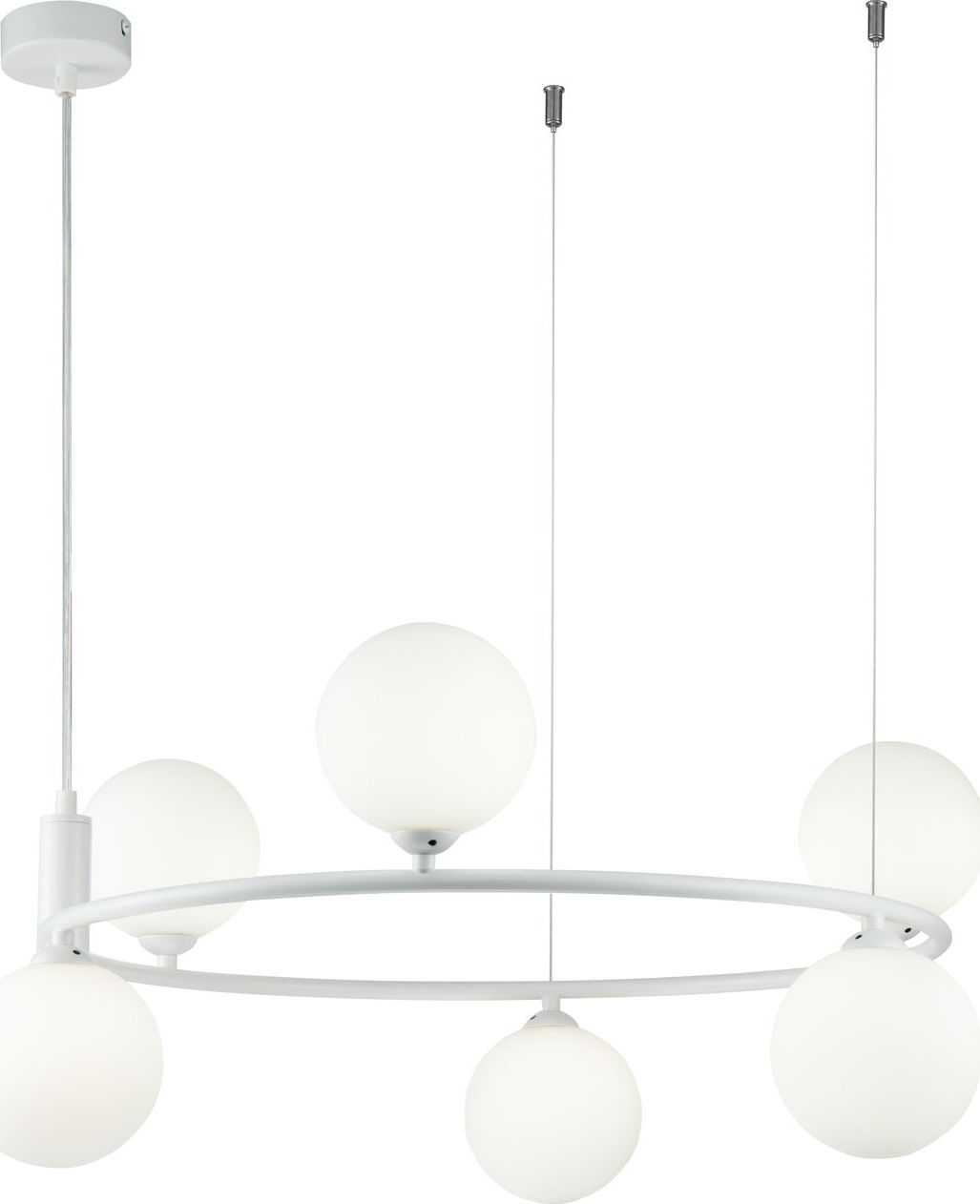 Lampa wisząca Maytoni Ring nowoczesna biały (MOD013PL-06W)