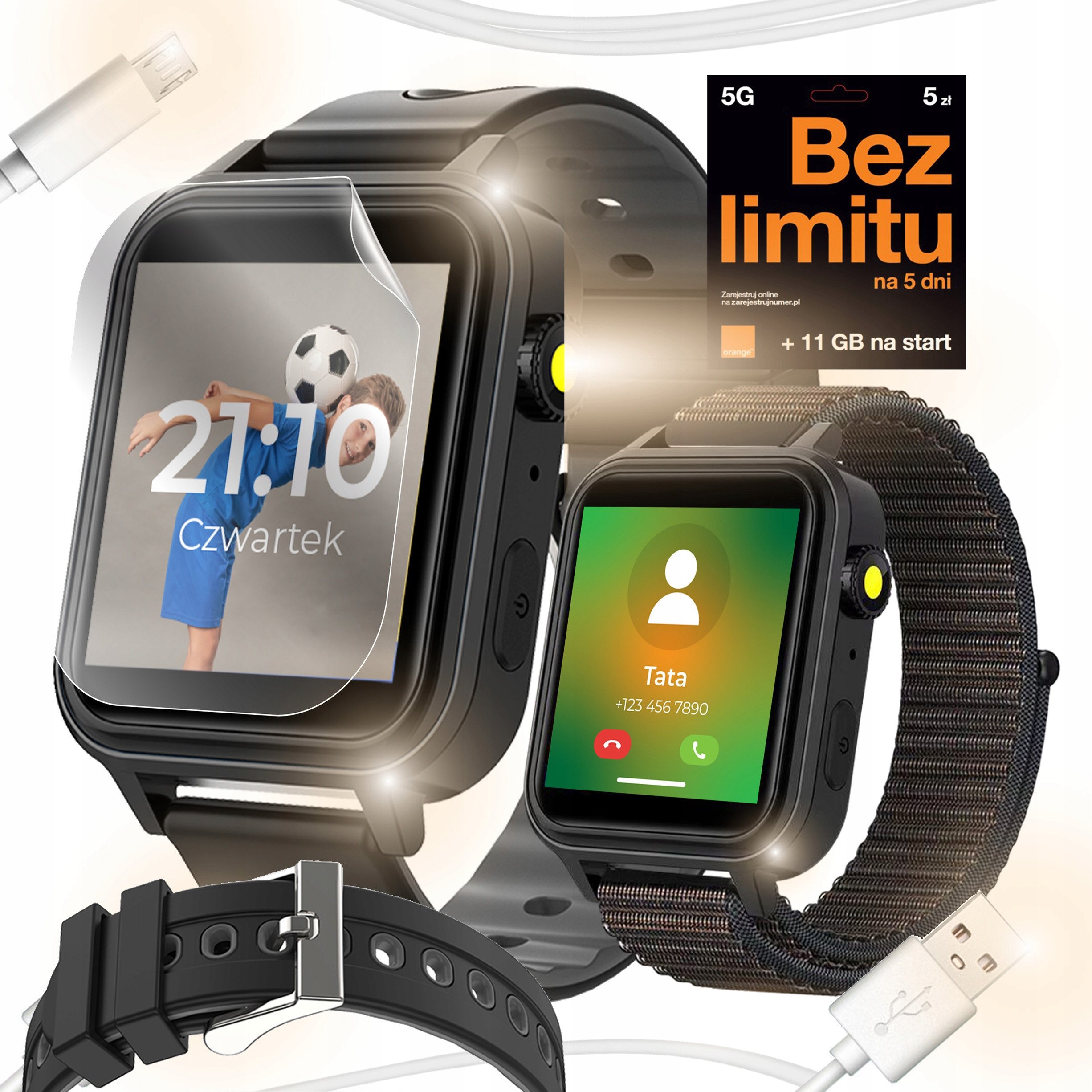 SMARTWATCH ZEGAREK TELEFON DLA DZIECI ROZMOWY MUZYKA GRY LATARKA KROKOMIERZ