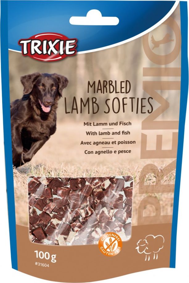 Trixie PREMIO Marbled Lamb Softies, przysmak z jagnięciny, 100 g