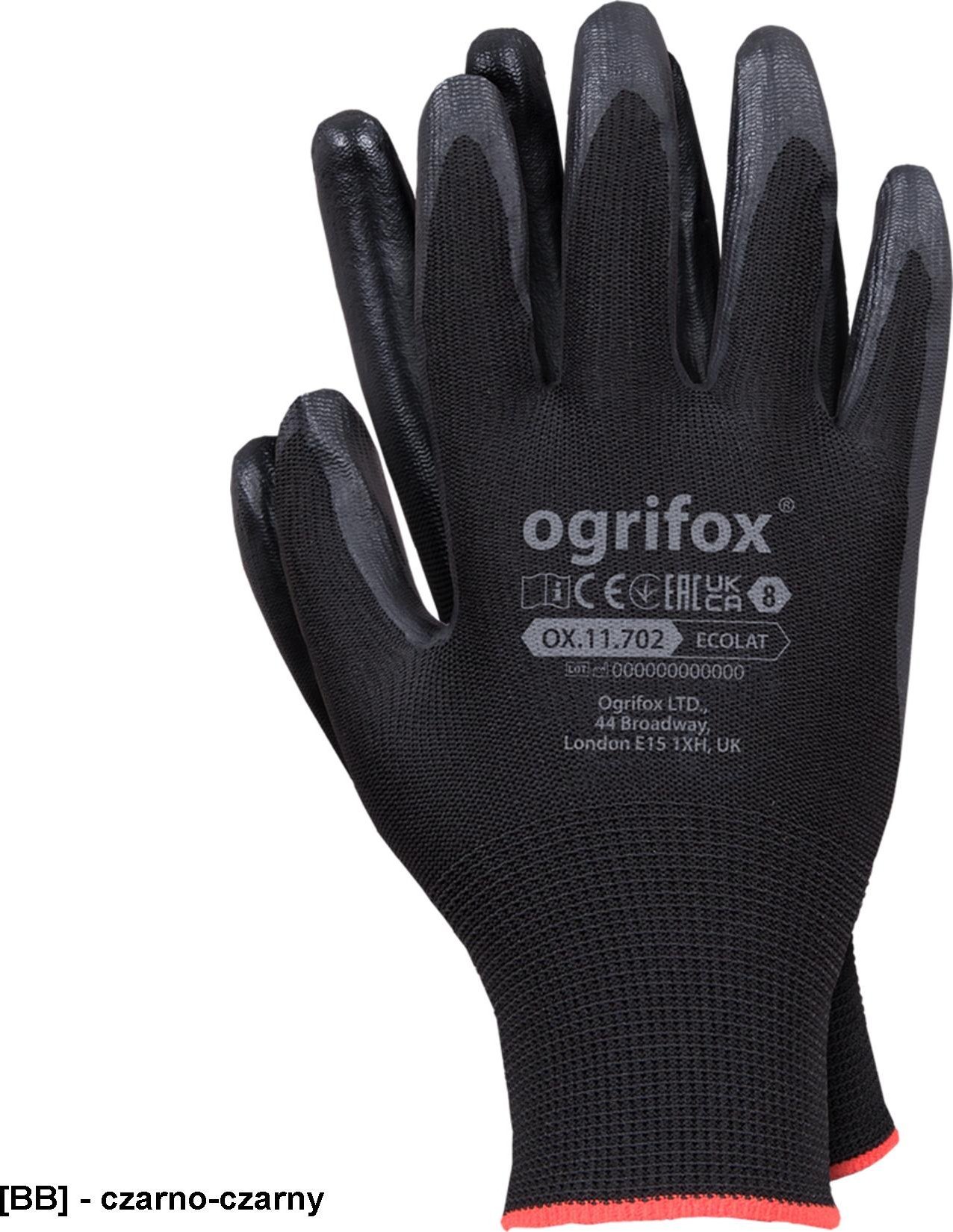 R.E.I.S. OX-ECOLAT - Rękawice ochronne, powlekane 7