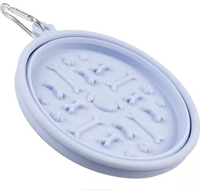 Duvo+ MISKA PODRÓŻNA Z LIZAWKĄ 325ml 12x12x4.5cm