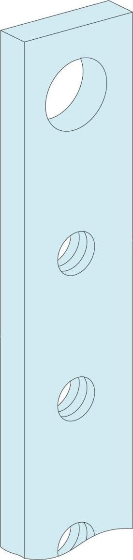Schneider Electric Prisma Plus G Szyny gwintowane 3/4P 160A 1400mm LVS04171 /4szt./