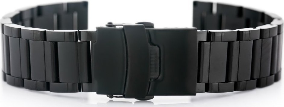 Bransoleta Pacific Model 10 solid - czarna 20mm