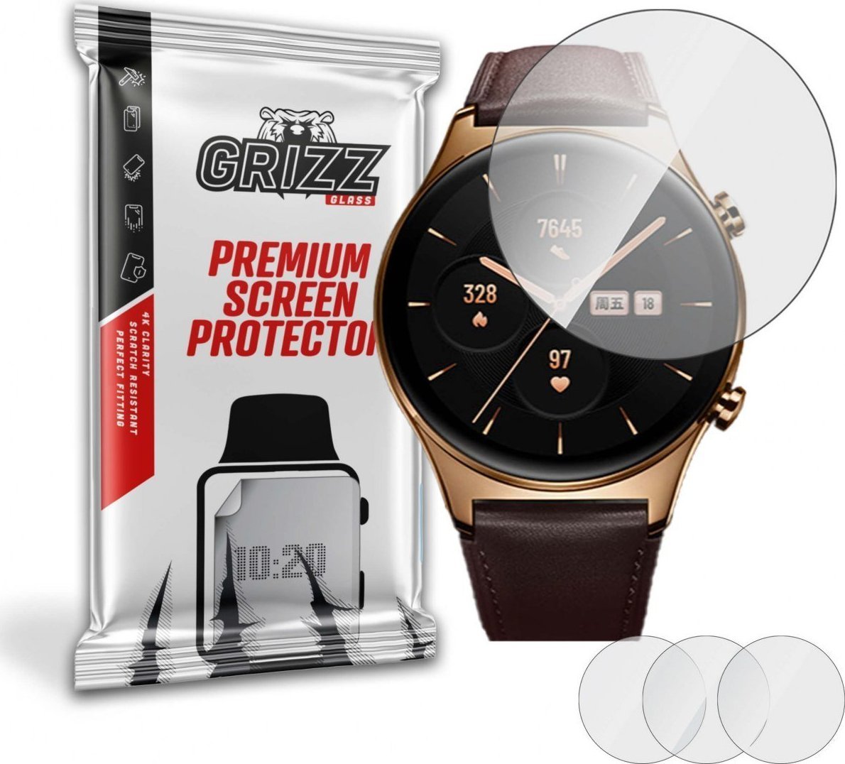 GrizzGlass Folia hydrożelowa Grizz Honor Watch GS 3