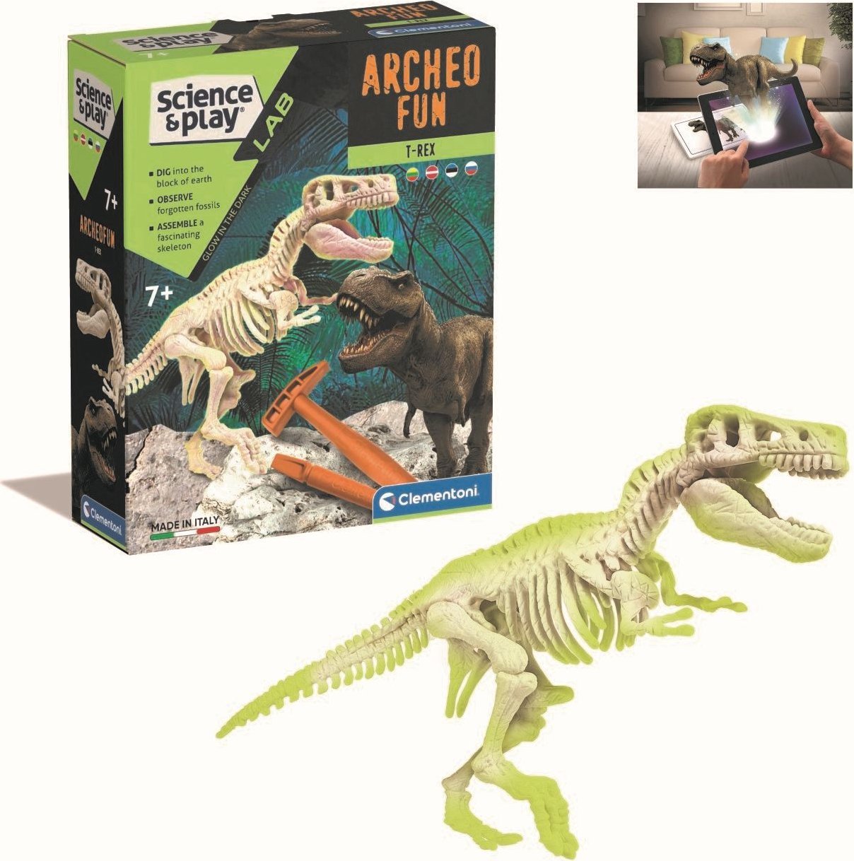 Clementoni Žaidimo rinkinys Clementoni Archeofun T-REX