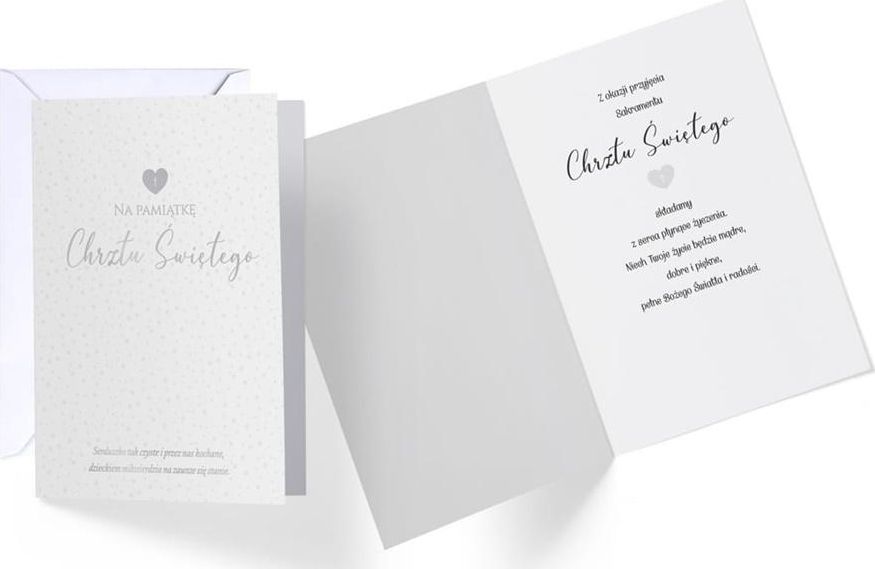 KUKARTKA Karnet V-016 Chrzest