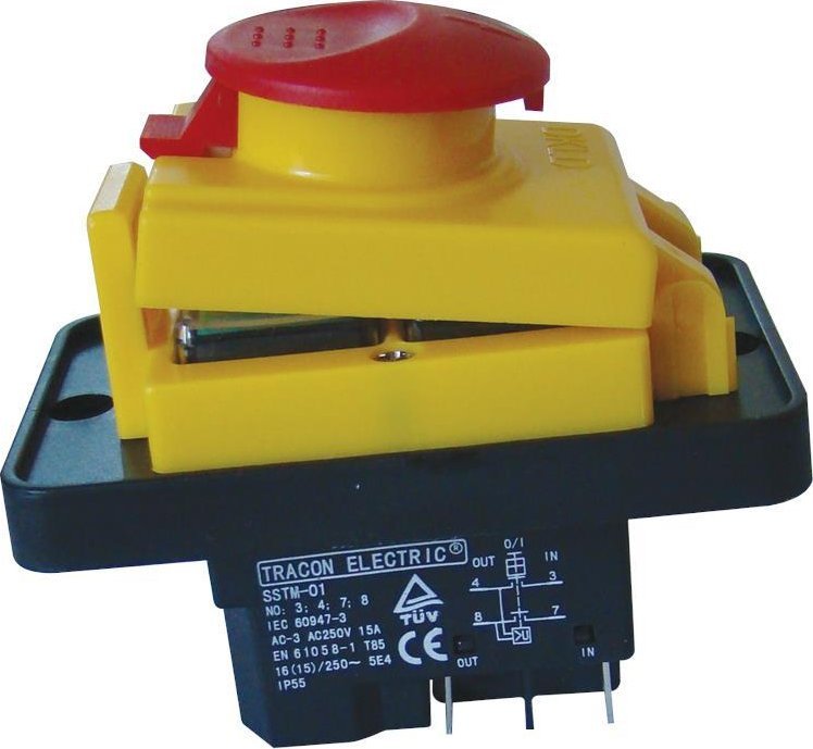 Tracon Electric Przekaźnikowy wyłącznik bezpieczeństwa SSTM-01