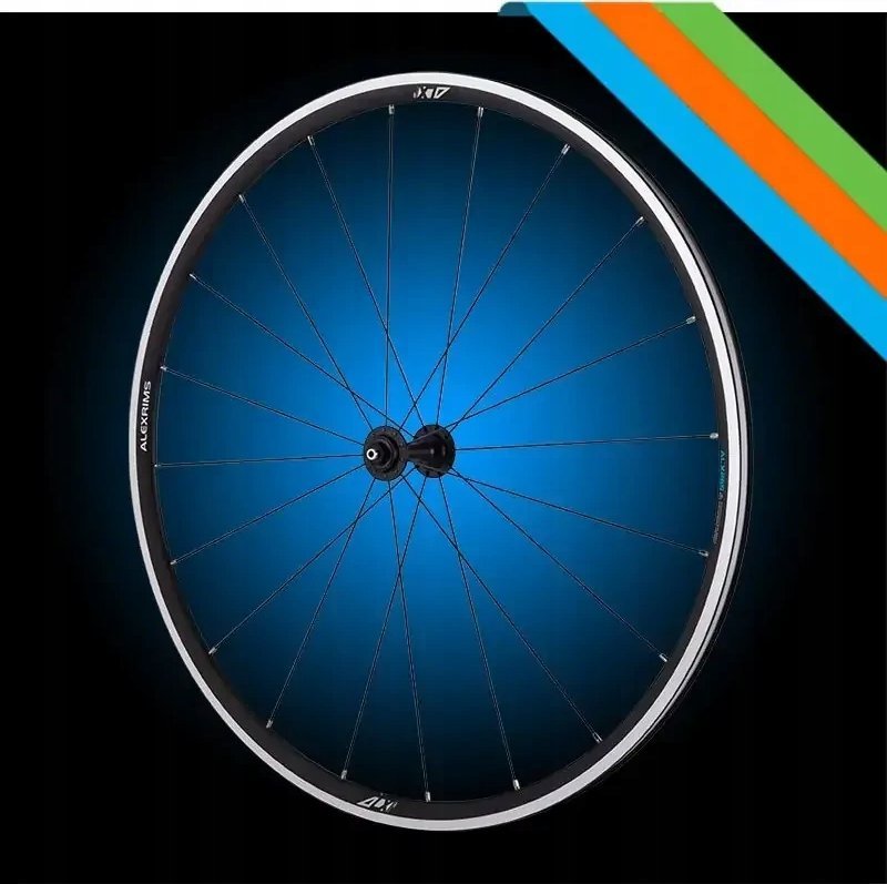 Alexrims Koła szosowe ALEXRIMS ALX265 ROAD, 700C, Stożek 24mm, Tubeless Ready, V-brake, Zacisk QR, Łożyska maszynowe, Waga 1832g (NEW)