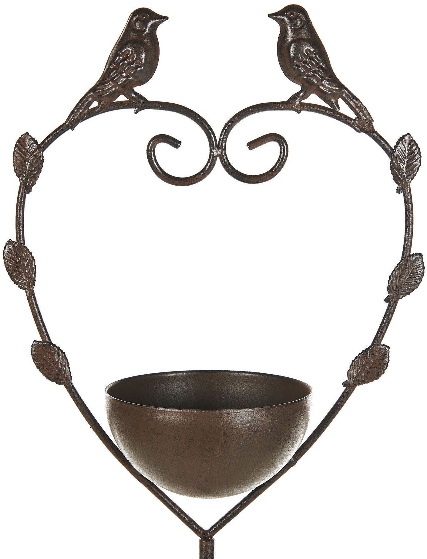 Ogrodowe poidełko dla ptaków brązowe SPARROW