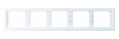 Hager Ramka pięciokrotna BERKER biała - 13937009
