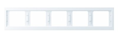 Hager Ramka pięciokrotna BERKER biała - 13937009