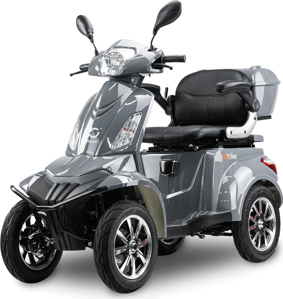 Bili Bike Czterokołowy skuter elektryczny SHINO QUADRO GEL szary