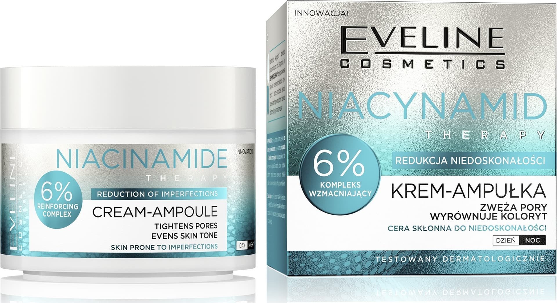 Eveline Niacynamid Therapy Krem-ampułka z kompleksem wzmacniającym 50 ml