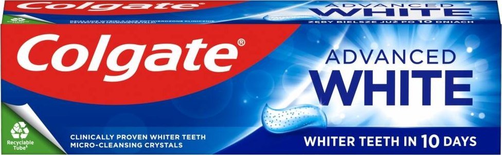 Colgate Colgate, Advanced Whitening, Pasta do zębów, 75 ml