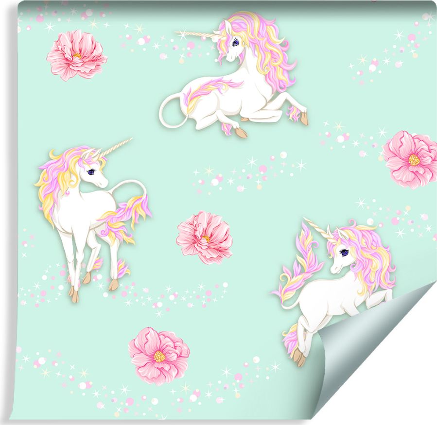 Muralo Tapeta Dla Dzieci - Fantastyczne Jednorożce
