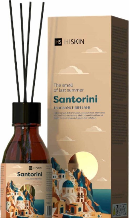 Hiskin Bon Voyage Patyczki zapachowe Santorini 80ml