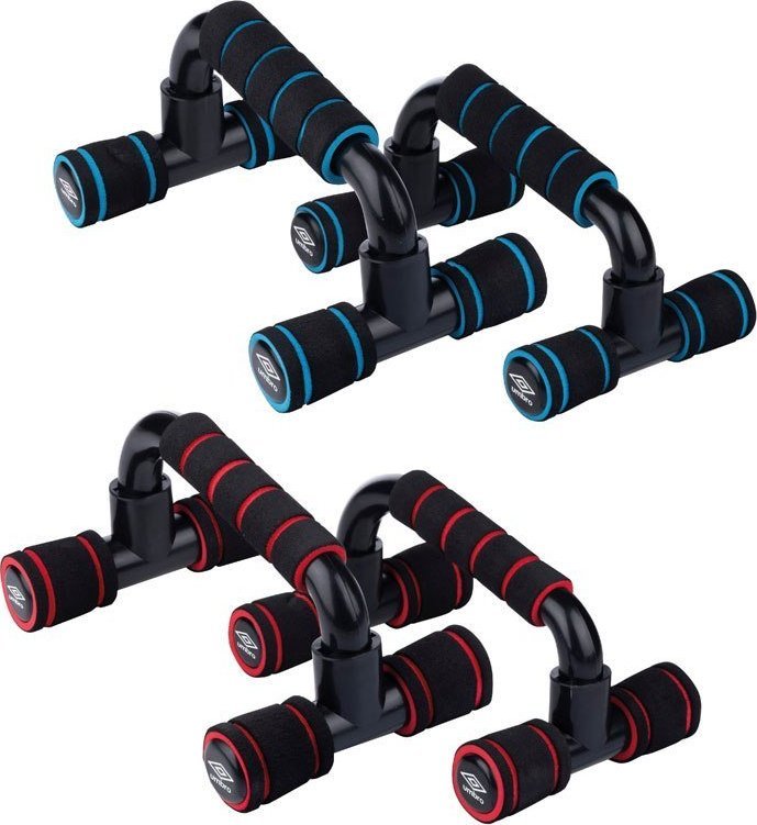 Umbro Umbro - Push Up Bars uchwyty do pompek 2 szt. (czerwony)