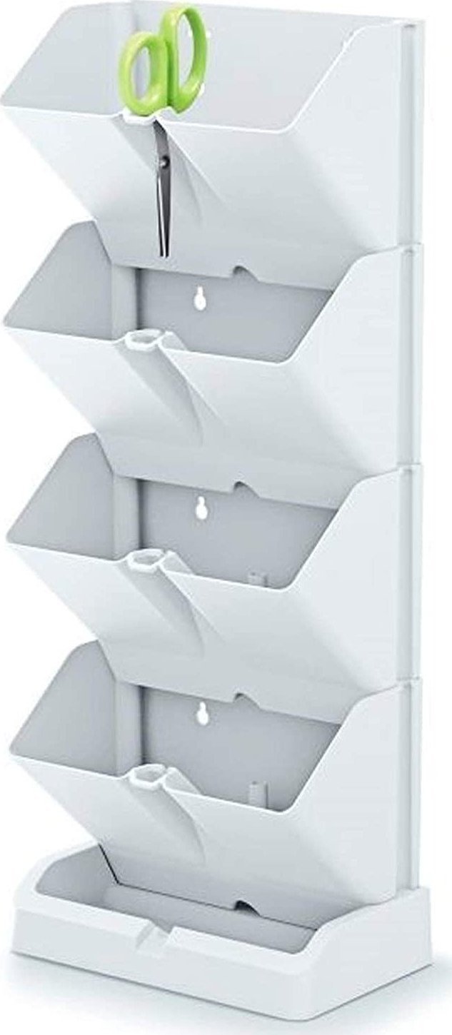 Prosperplast Kwietnik ogród wertykalny stojący biały