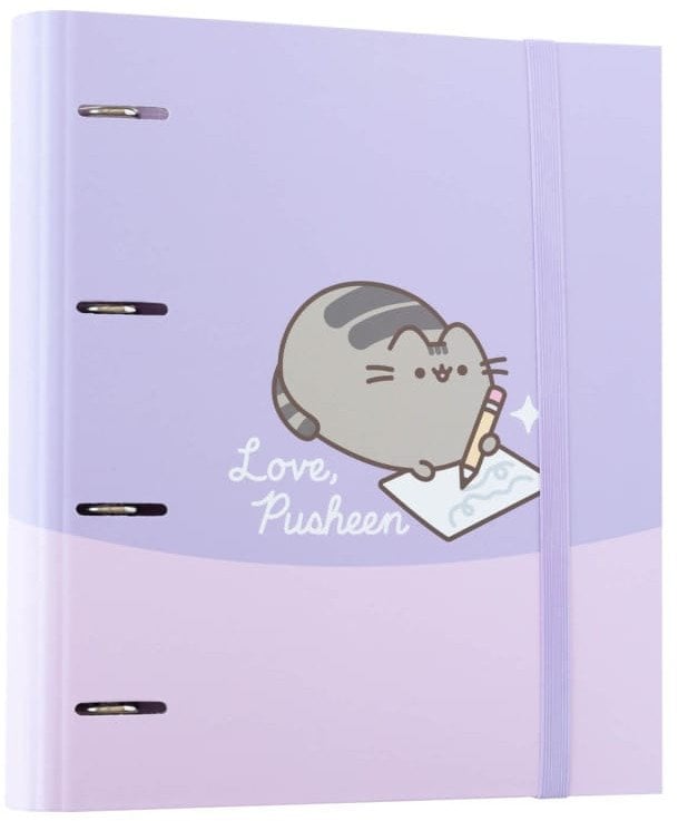 Pusheen - Segregator A4 z kolekcji Moments (4 ringi, gumka)