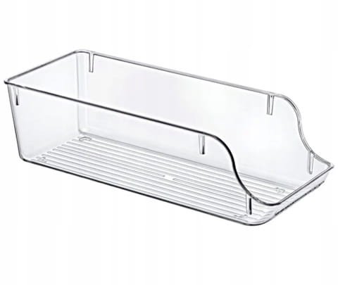Organizer do lodówki 35x14x10 cm Przezroczysty plastikowy