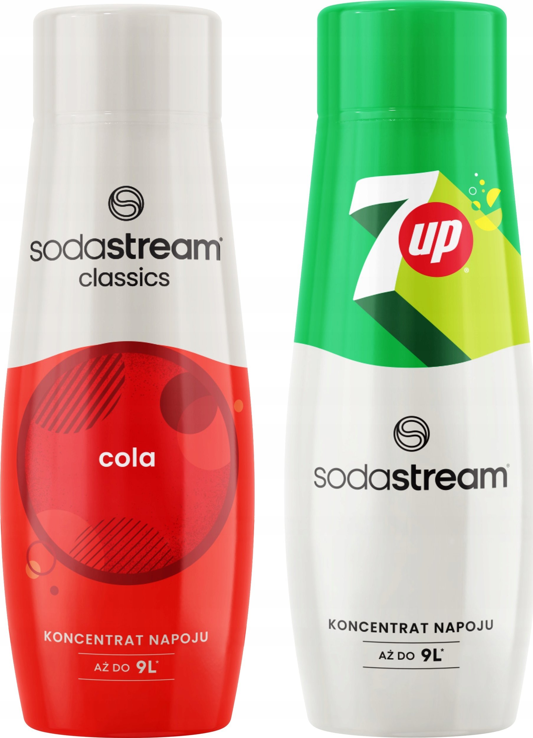 SODASTREAM Zestaw Koncentratów do Saturatora 2x Syrop COLA + 7UP