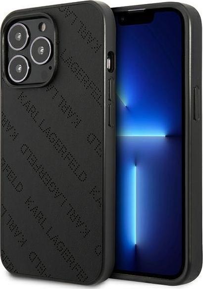 Karl Lagerfeld KLHCP13LPTLK iPhone 13 Pro / 13 6,1" hardcase czarny/black Perforated Allover