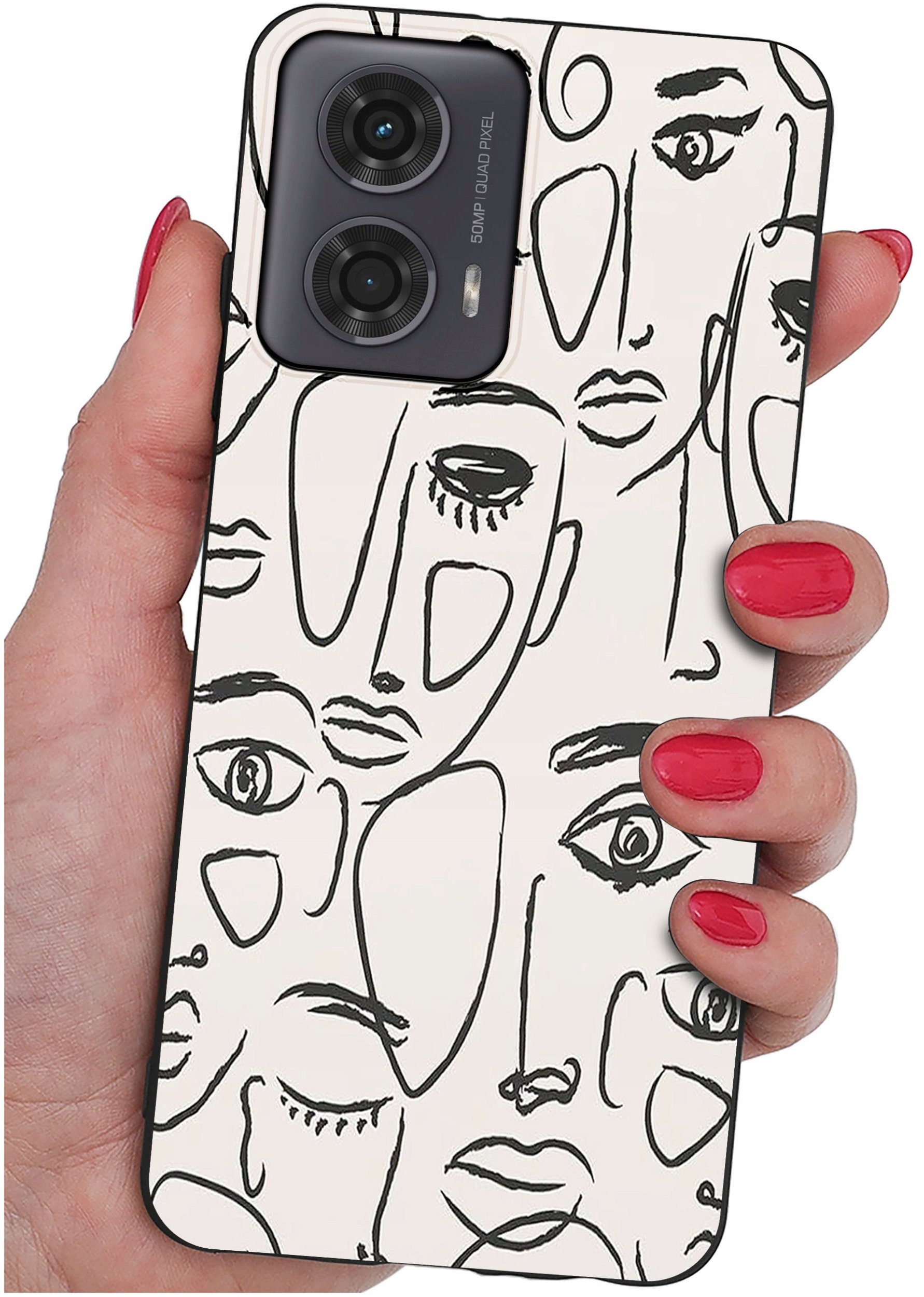 Etui do Motorola Moto G24 |G24 POWER |G04 |E14 WZORY |SILIKONOWE MATT SZKŁO