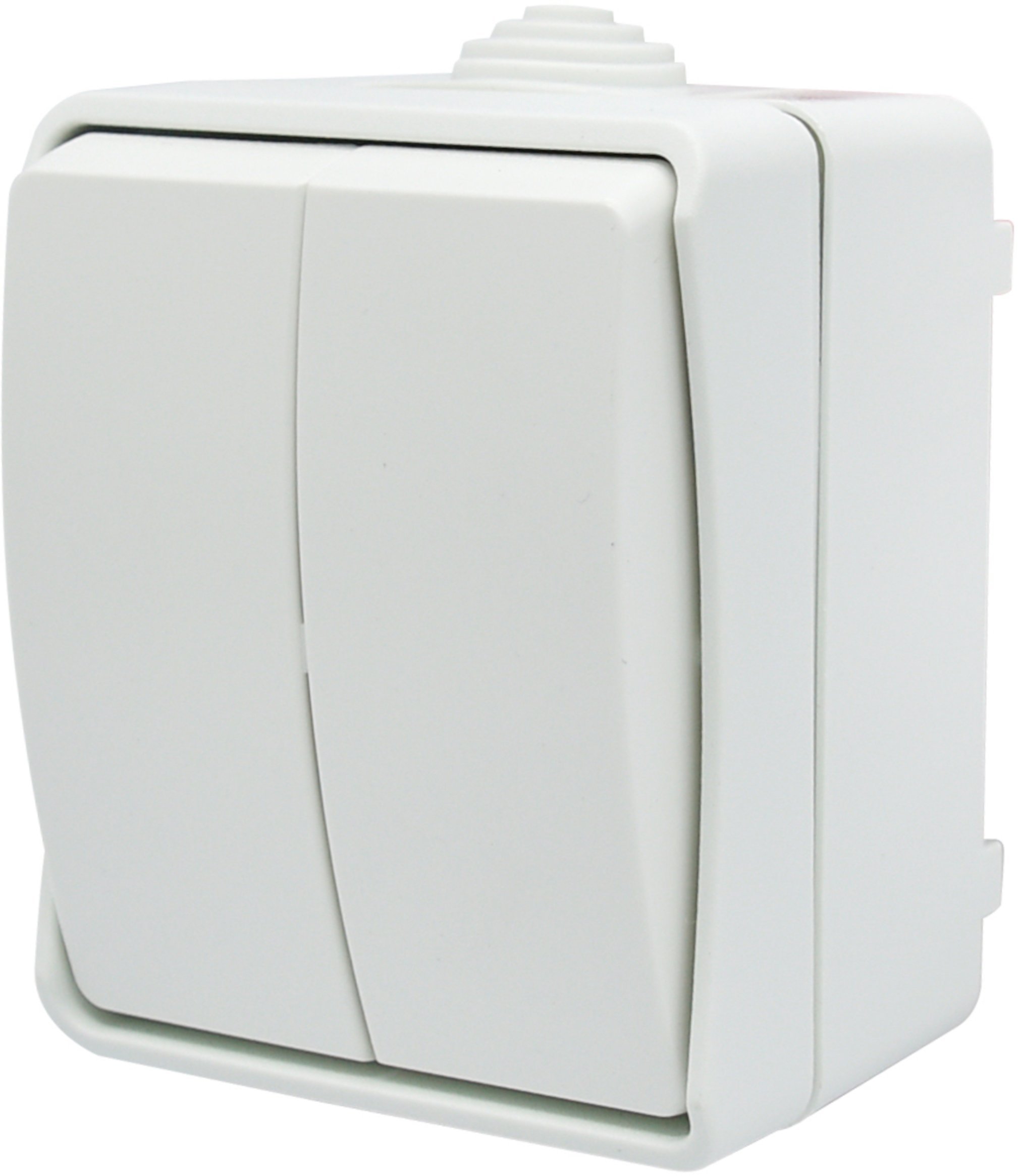 Łącznik świecznikowy natynkowy Aqua Plus IP44 biały 40223