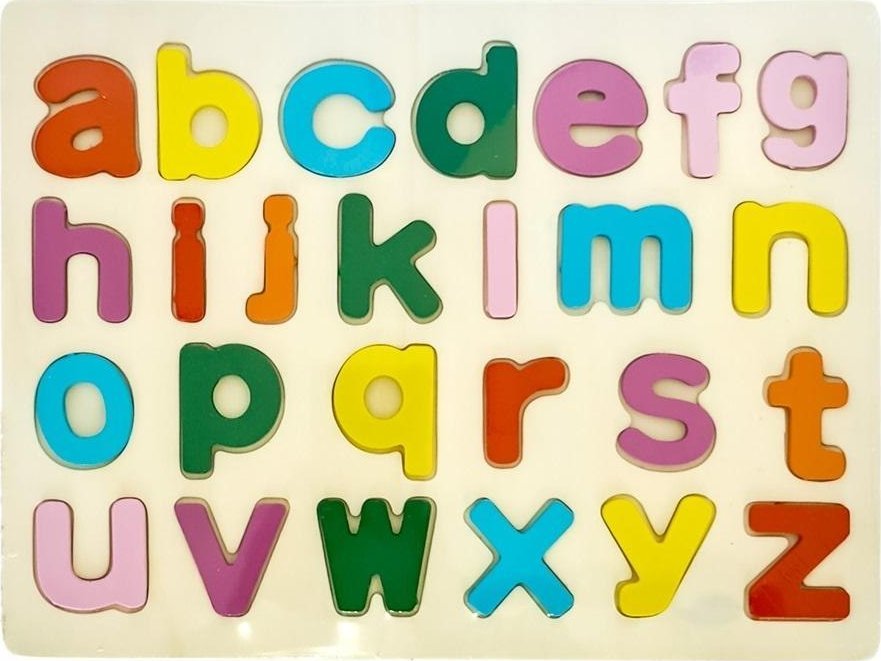 MCD Alfabet drewniany Małe litery