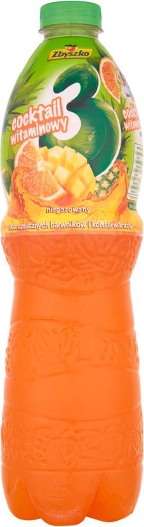 ZBYSZKO Zbyszko 3 Cocktail witaminowy Napój owocowy niegazowany 1,75 l