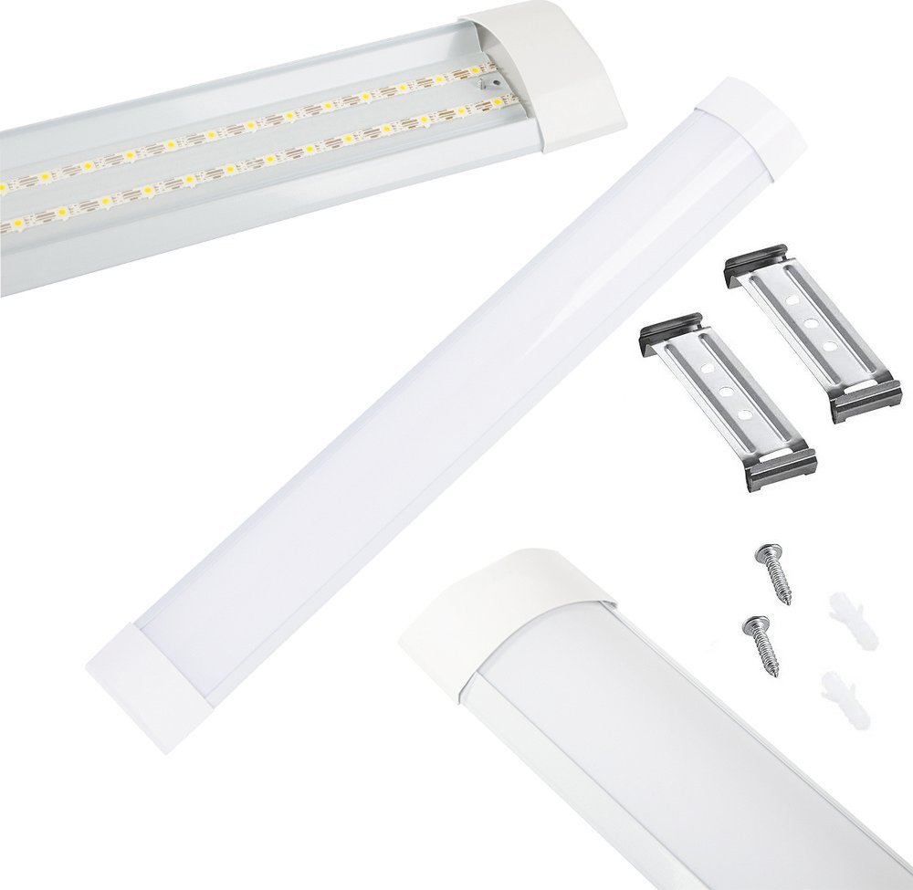 Naświetlacz Verk Lampa led oprawa natynkowa świetlówka 60cm 18w NEUTRALNA Lampa led oprawa natynkowa świetlówka 60cm 18w
