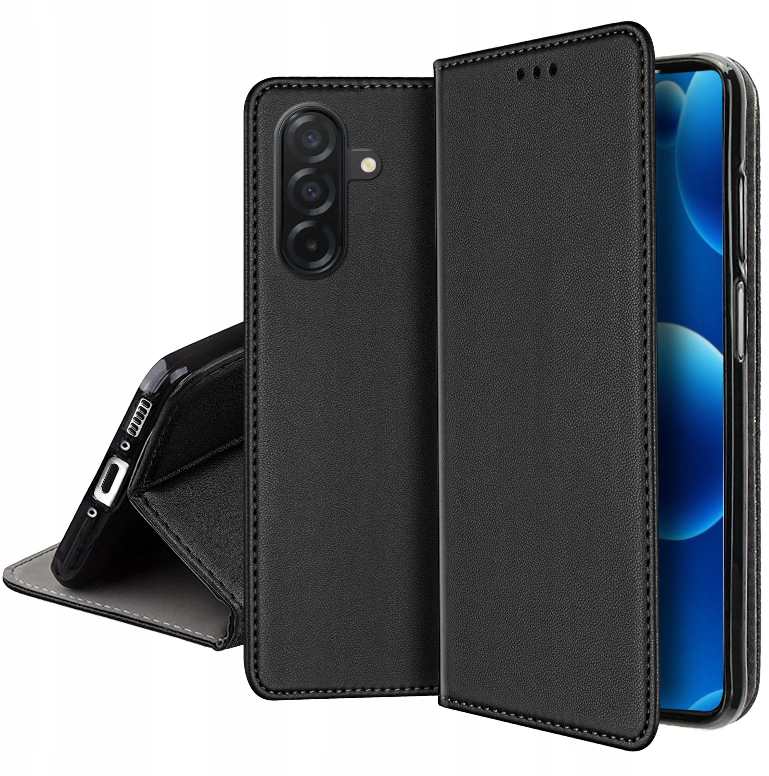 ETUI SKÓRZANE do Samsung A17 5G MAGNETYCZNE BOOK CASE TOKRA SZKŁO