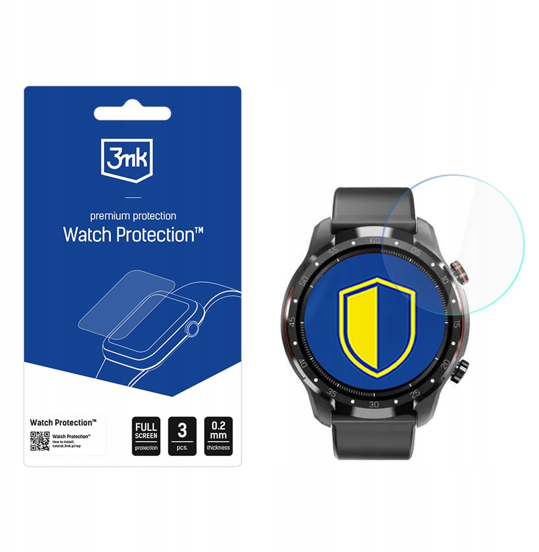 Maxcom FW01 Uran - 3mk Watch Protection FlexibleGlass