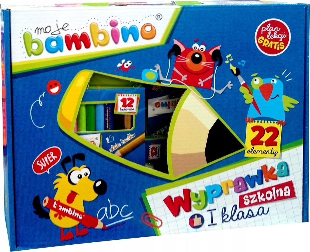 Bambino Wyprawka szkolna 22 elementy
