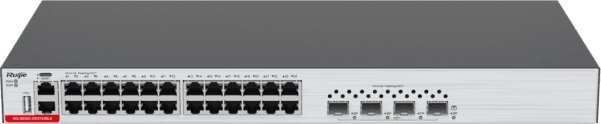 Switch RUIJIE Zarządzalny Switch | L3 | 24 porty 1Gbit + 4 porty SFP+ 10Gbit | Rack (RG-S5300-24GT4XS-E)