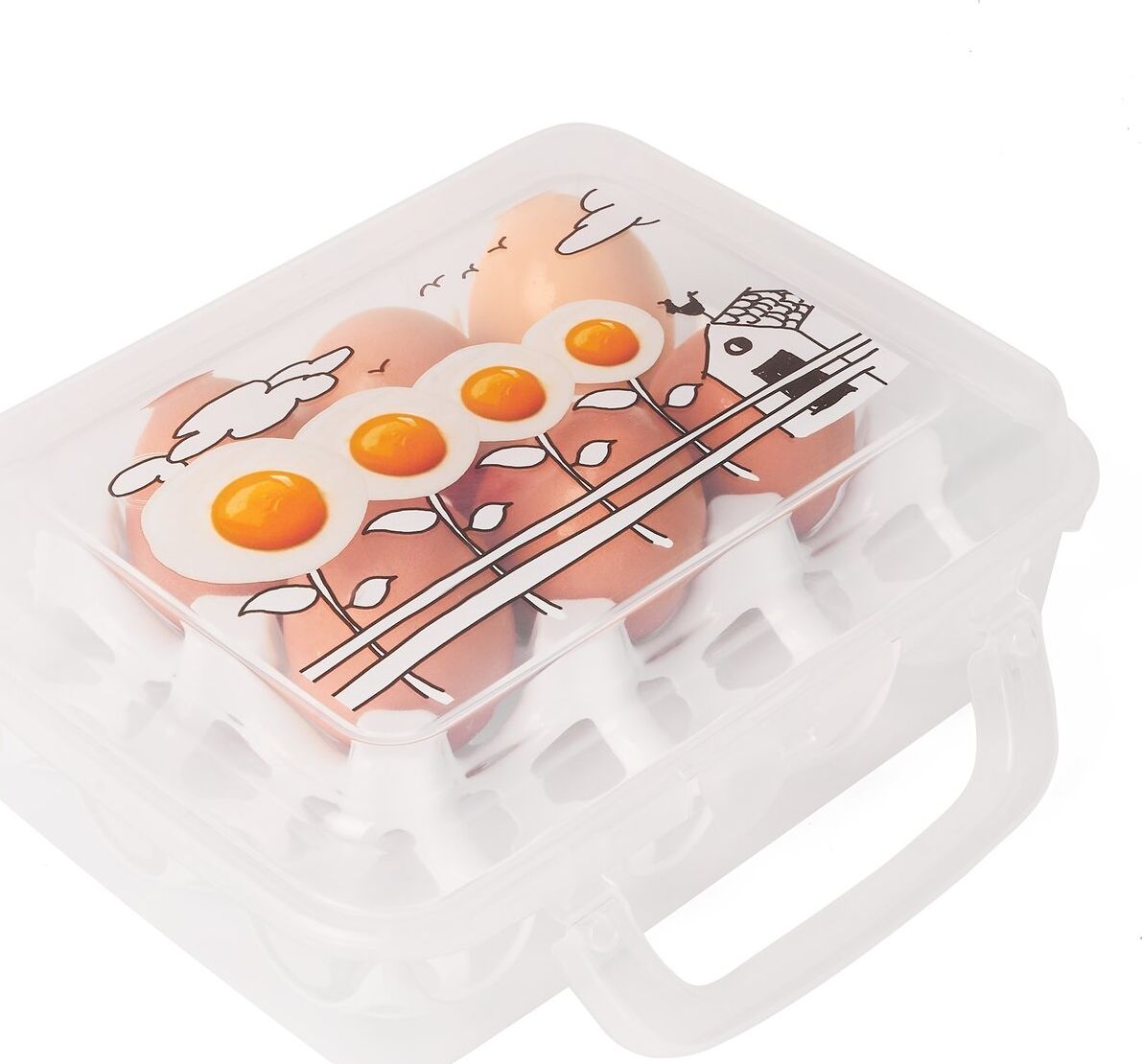 Hega Pojemnik na 12 jajek Hega 16,2 cm lodówka