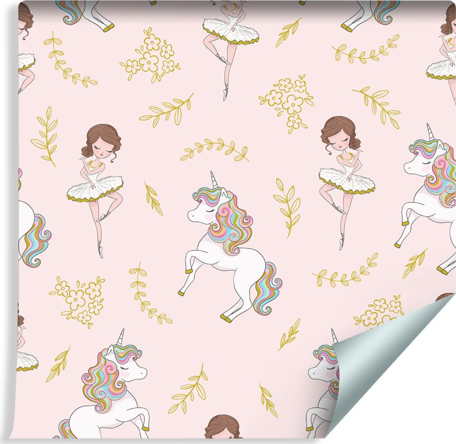 Muralo Tapeta Dla Dzieci - Jednorożce i Baletnice