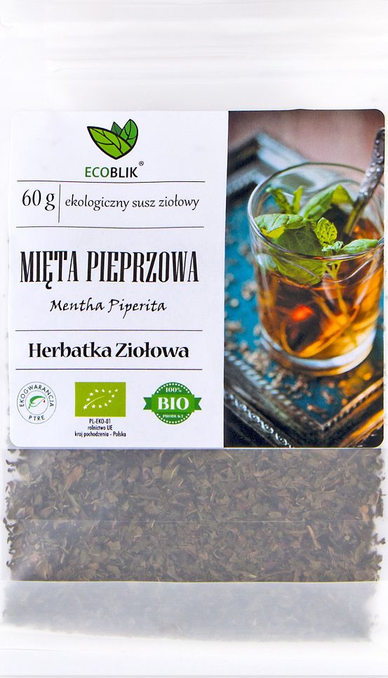 Ecoblik Mięta Pieprzowa 60G Herbatka Ziołowa Mentha Piperita