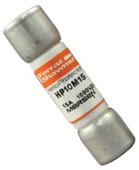 Bezpiecznik cylindryczny 1000V DC 15A