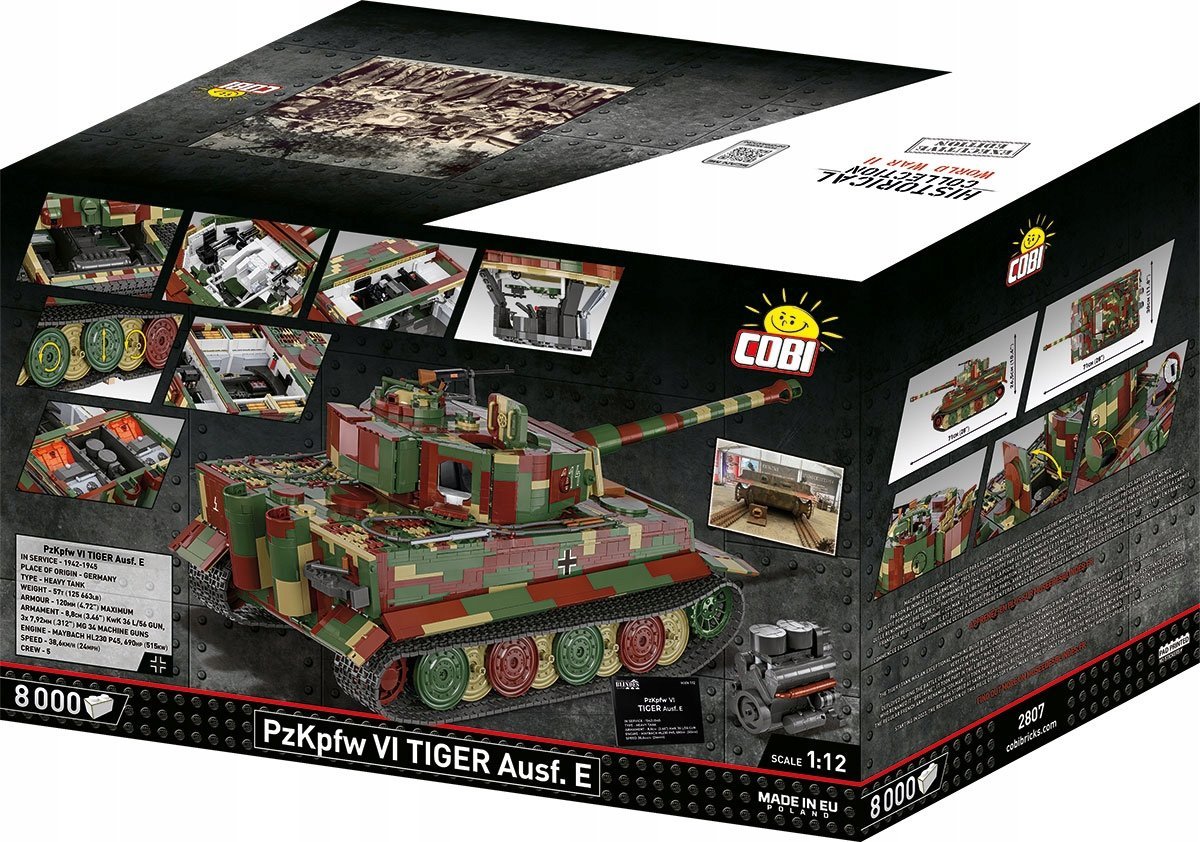 Cobi Czo?g Czołg PzKpfw VI Tiger wersja E - Executive Edition