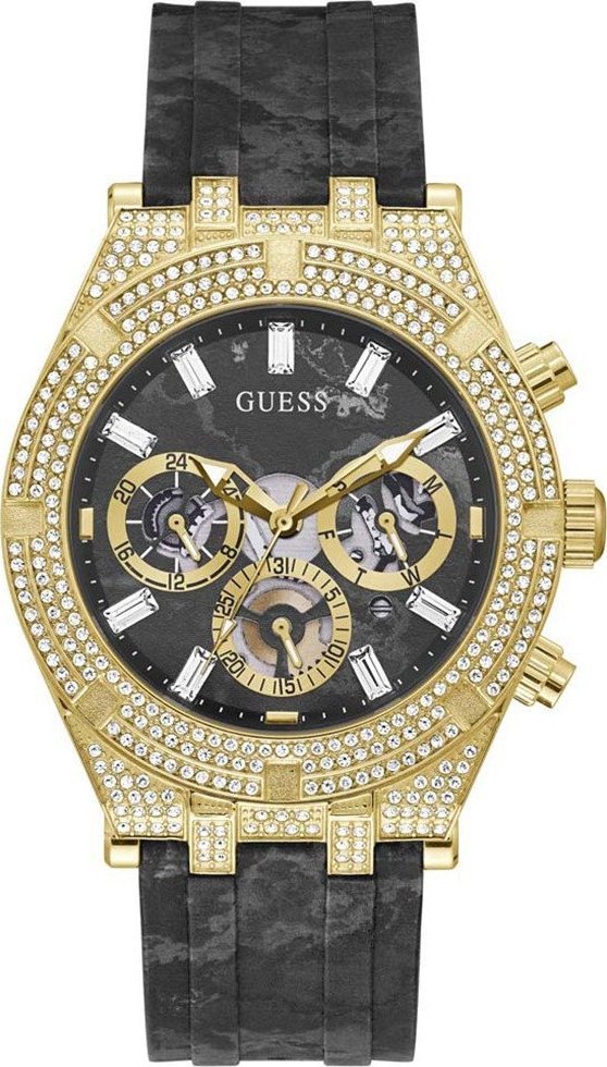 Zegarek Guess Zegarek męski Guess GW0418G2 CYRKONIE szary