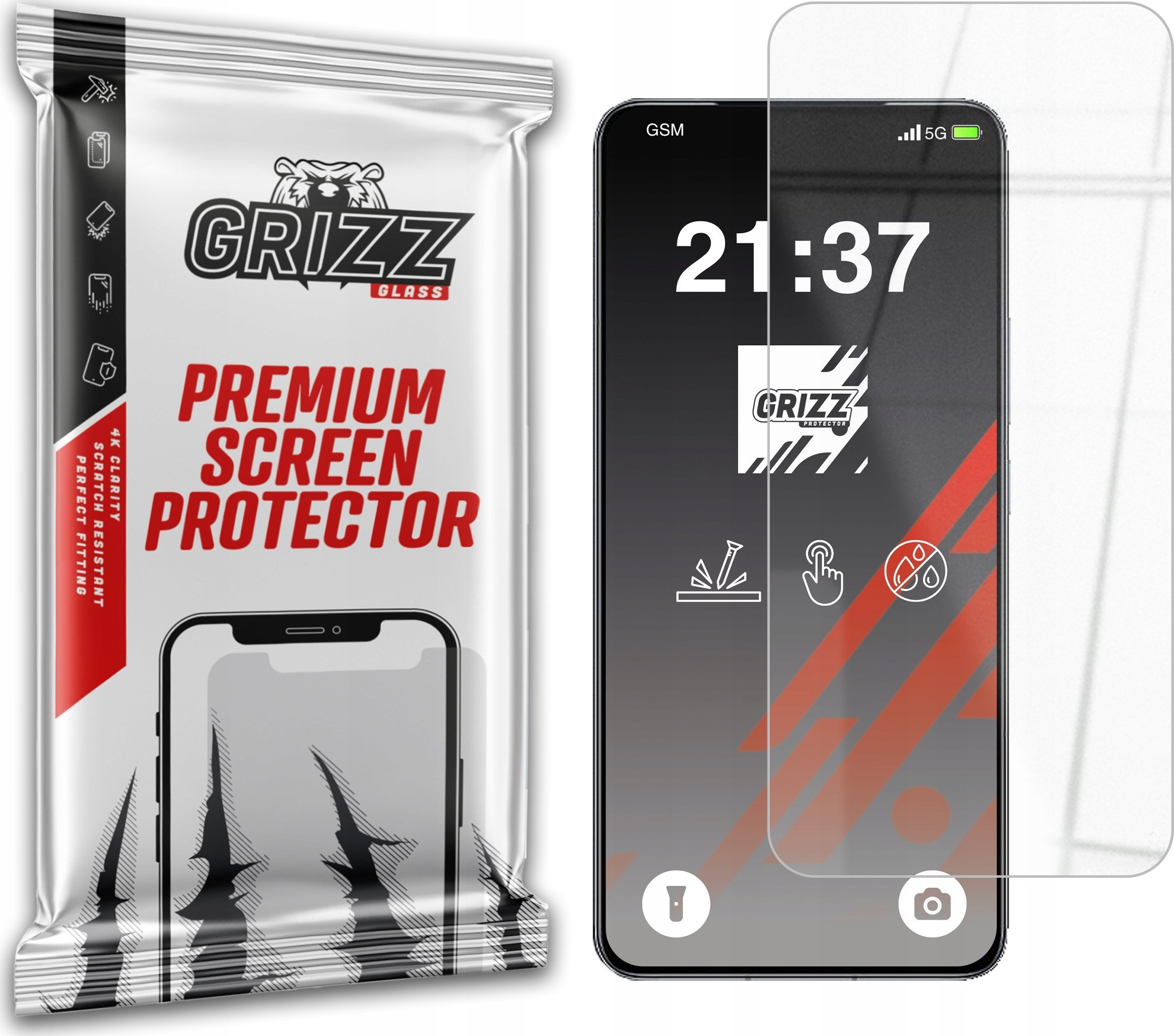 Szkło hybrydowe GrizzGlass HybridGlass do Vivo iQOO 13