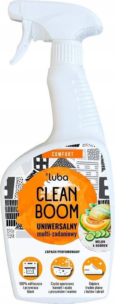 Luba Comfort Clean Boom uniwersalny płyn do czyszczenia Melon & Ogórek 600ml